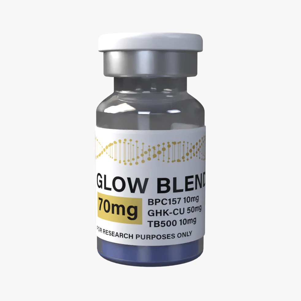 GLOW Blend (BPC157, GHK-CU, TB500) Vial 70mg